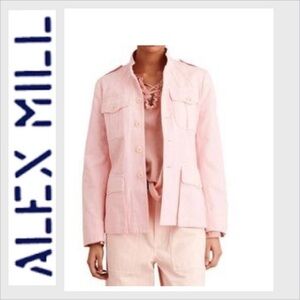 NWT Alex Mill Officer Jacket pink S